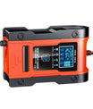 12V 6A / 24V 3A Auto- en motoracculader, intelligente multifunctionele reparatielader met temperatuurdetectie voor loodzuur-, AGM-, gel-, deep cycle-, lithium- en LiFePO4-accu’s