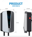 Noeifevo Q8 7KW 11KW 22KW EV Wallbox Charging Station Type 2 5M EV Power Fast Charging Cable with RFID Wifi