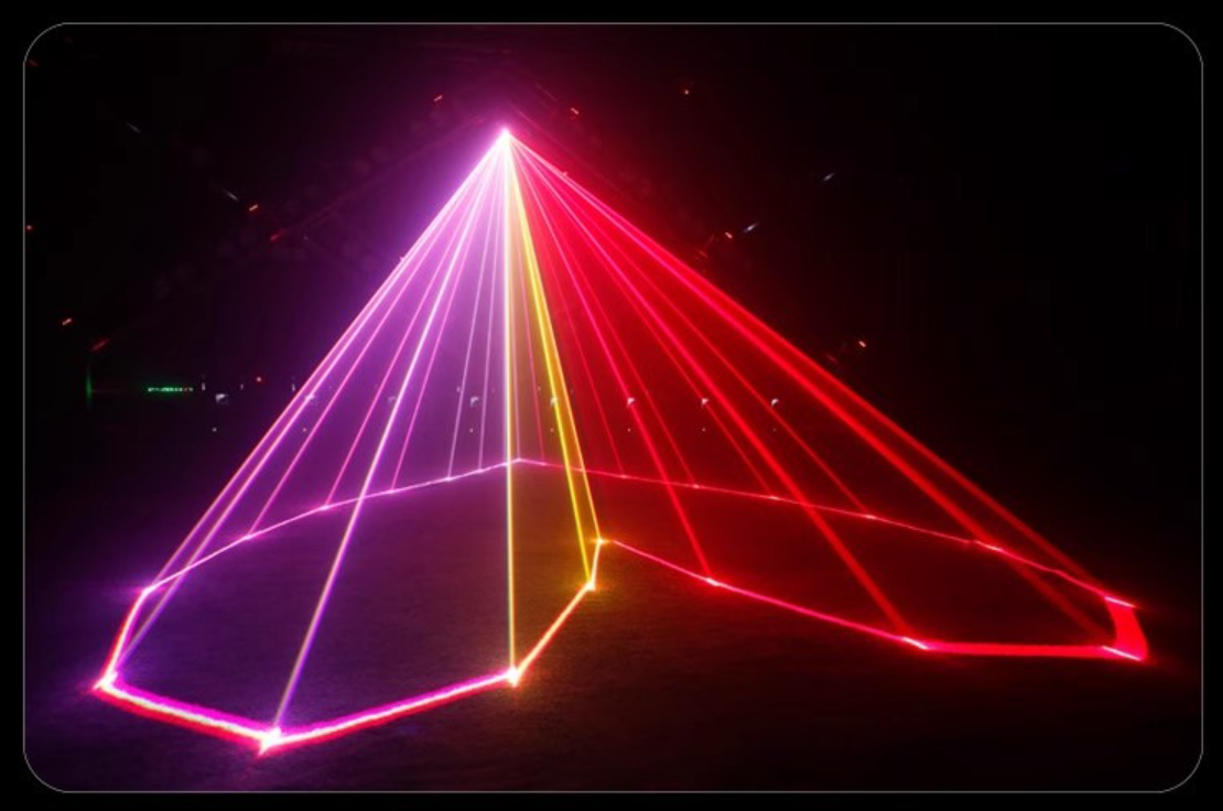 2W fullfarget Phantom-laserlys, profesjonelt сценelys, egnet for KTV, barer, nattklubber og sceneopptredener