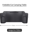 Draagbare tafel voor Tesla Model 3 / Y / S – stuurtafel voor laptop, inklapbare fronttafel om te werken en te eten (77,5 × 30 cm)