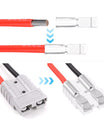 2 kpl akunkoteloita, Anderson 50A/120A M8 akkuvirran siirtoliitäntään, 2AWG/4AWG/7AWG/8AWG/12AWG sähkökaapelit