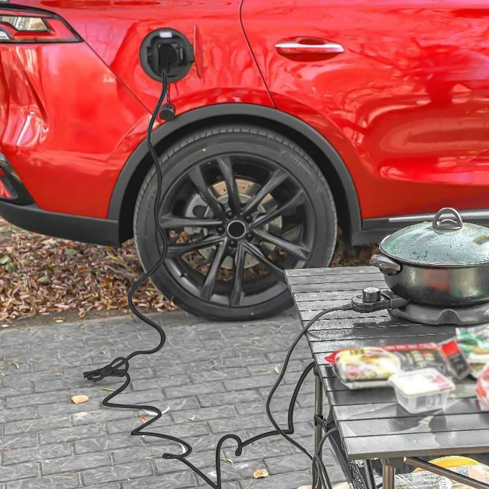 Adattatore Noeifevo per caricare il veicolo (V2L) per KIA e Hyundai, adattatore di ricarica per veicoli elettrici 16A tipo 2 su presa Schuko con cavo da 5 metri