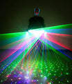 RGB Laser handschuhe, Party Laser handschuhe, rotierende Laser handschuhe, Sternenhimmel-Laserhandschuhe, geeignet für Nachtclubs, Bars und Bühnenbeleuchtung