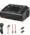 NOEIFEVO T400 Pro RC Lader Ontlader Dubbel Kanaal DC 400W AC 200W 12A voor LiHV LiFe Li-ion NiCd NiMh Pb LiPo Batterijen