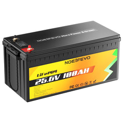 NOEIFEVO F2410 25.6V 100AH lithiový fosforečnanový baterie LiFePO4 s 100A BMS 