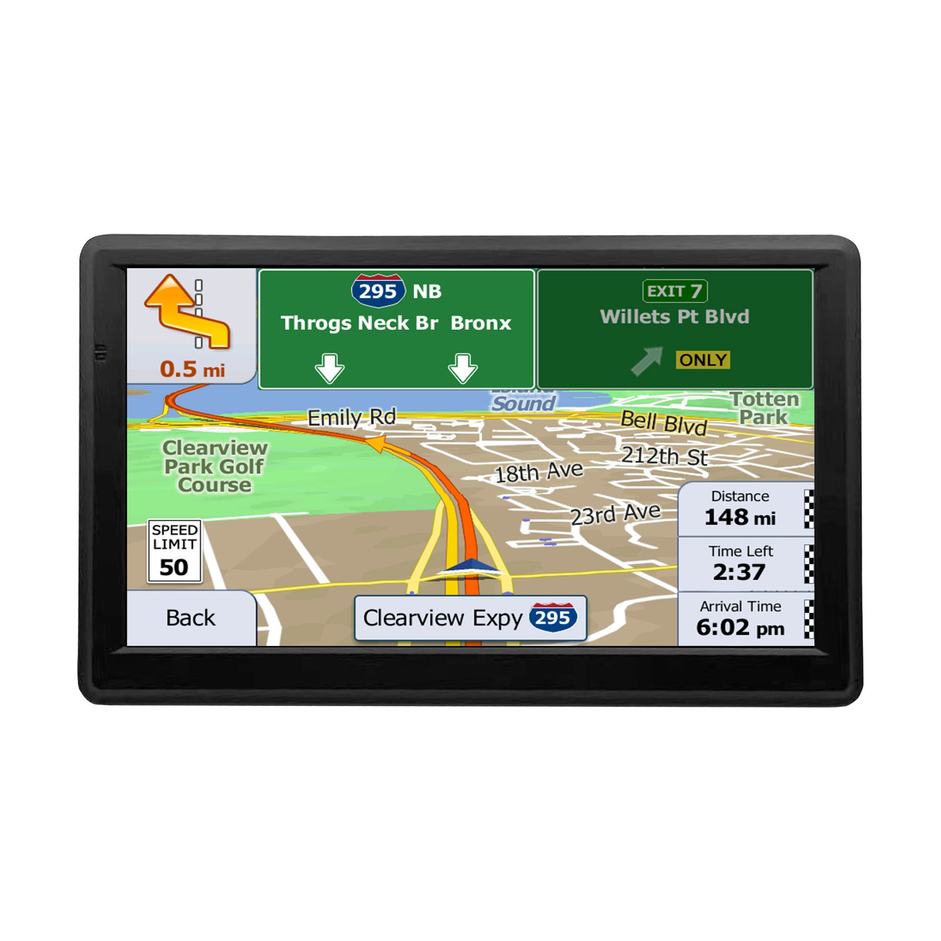 NOEIFEVO X20 GPS Navigácia, 7-palcový dotykový displej s mapami Európy, 8GB 256MB, viacjazyčný, podpora FM, pre autá/vany/nákladné vozidlá