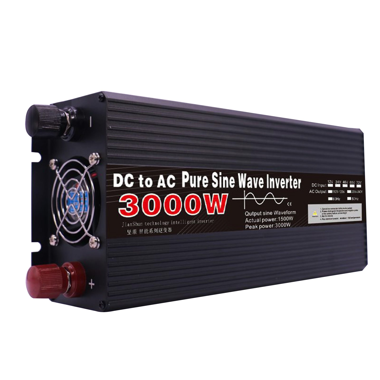 Tragbare Power 3000W 4000W 5000W 6000W 8000W Reine Sinus Welle Inverter DC 24V zu AC 110V 220V Spannung Konverter Auto Solar Inverter